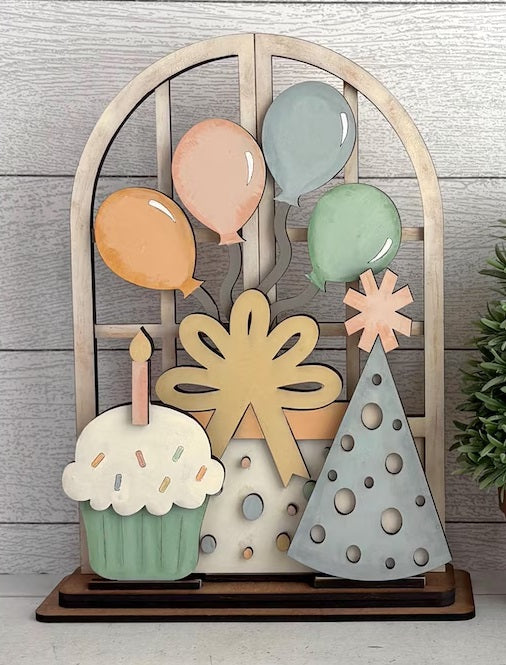 Birthday Party Seasonal Interchangable Decor